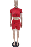 Fashion High Elastic Jacquard Casual Sports Sets BM7179 