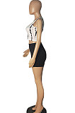 Printing Sleeveless Vest Shorts Sets RB3161