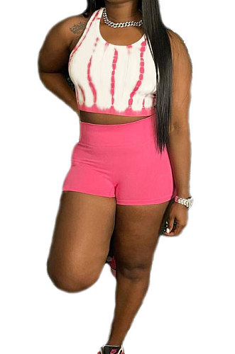 Printing Sleeveless Vest Shorts Sets RB3161