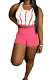 Printing Sleeveless Vest Shorts Sets RB3161
