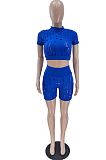 Fashion High Elastic Jacquard Casual Sports Sets BM7179 