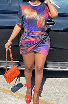 Tie Dye Printing Multi Skirts Two-Pieces DY6973