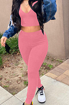 Summer Casual Vest Long Pants Sports Two-Piece MMS8035