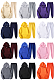 Unisex Plain Hoodie Suit