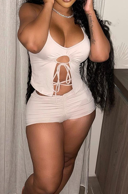 Fashion Sexy Hang A Neck Backless Bind Two-Piece BN9279