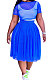 Women Sport Vest Jumpsuit Net Yarn Skirts Three Pieces Q864