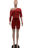 Euramerican Fashion Casual Pure Color Sports Sets OEP6257