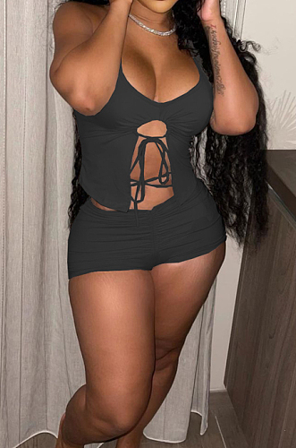 Fashion Sexy Hang A Neck Backless Bind Two-Piece BN9279
