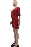 Euramerican Fashion Casual Pure Color Sports Sets OEP6257