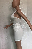 Fashion Sexy Hang A Neck Backless Bind Two-Piece BN9279