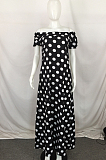Euramerican Chiffon Point Boat Neck Beach Have Pocket Loose Dress QY5057