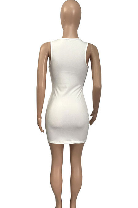Condole Belt Vest Deep V Neck Cultivate One's Morality Sexy Mini Dress Q862