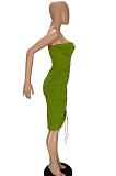 Euramerican Sexy Wrawsting Bind Hang A Neck Backless Dress MN8356