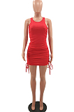 Euramerican Fashion Casual Drawsting Dress RZ1065 