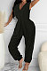 Women Loose Pocket Sleeveless Casual Jumpsuit AYW6005