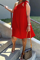 Fashion Women Irregularity Bind Casual Mini Dress NRS8068