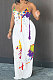 Splash-Ink Condole Belt Backless Pants Sets AYW8001