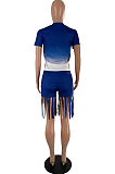 Fshion Sexy Gradient Tassel Culitave One's Morality Two-Piece YZL849