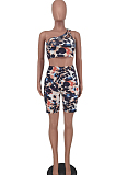 Euramerican Summer Print Sports Yoge Two-Piece ZDD31126
