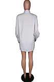 Euramerican Sexy Tooling Pocket Shirt Dress C3048 