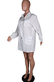 Euramerican Sexy Tooling Pocket Shirt Dress C3048 