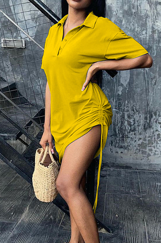 Casual POLO Shirt The Home Sport T-Shirt Dress C3058
