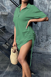 Casual POLO Shirt The Home Sport T-Shirt Dress C3058