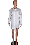 Euramerican Sexy Tooling Pocket Shirt Dress C3048 