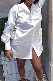 Euramerican Sexy Tooling Pocket Shirt Dress C3048 