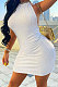 SUPER WHOLESALE | Halter Neck Knotted Strap Cultivate One's Morality Sexy Mini Dress Q870