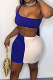 Euramerican Fashion Spliced Casual Two-Piece LMM8247