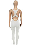 Women Yoga Cultivate One's Morality Backless Carry Buttock Sport Jumpsuit Q871