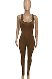 Women Yoga Cultivate One's Morality Backless Carry Buttock Sport Jumpsuit Q871