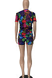 Fashion Casual Printing Skull Two-Pieces BE8031