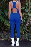 Women Yoga Cultivate One's Morality Backless Carry Buttock Sport Jumpsuit Q871