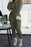 Fashion Sping Pure Color Pit Bar Casual Two-Piece JG007