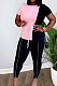 Euramrican Pure Color Spliced Fashion Casusl Two-Piece HHM6523 
