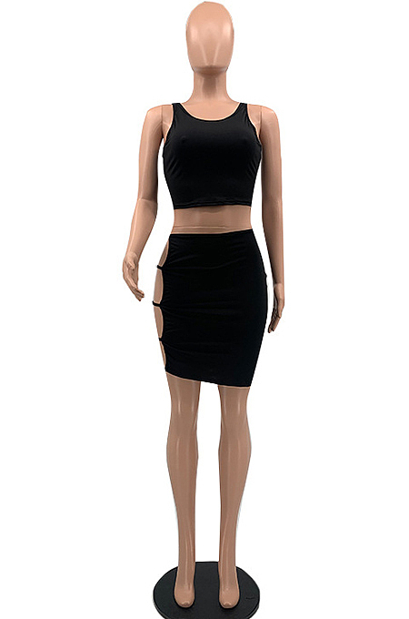 Euramerican Fashion Vest Short Skirts Two-Piece QSS51003