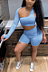 One Shoulder Sexy Hollow Sport Long Sleeve Shorts Sets SFM0258