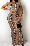 Euramerican Fashion Vest Casual Long Dress QZ4344