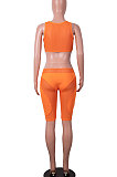 Sexy Tight Sleeveless Vest Shorts Net Yarn Spliced Two-Pieces MA6686