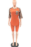Euramerican Fashion Leopard Print Casual Sets QQ5245