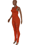 Euramerican Women Hole Cultivate One's Morality Jumpsuits SDE2640