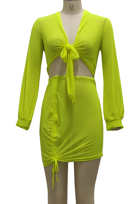 Fashion Sexy Stretch Prue Color Net Yarn Beach Sets SMR10163