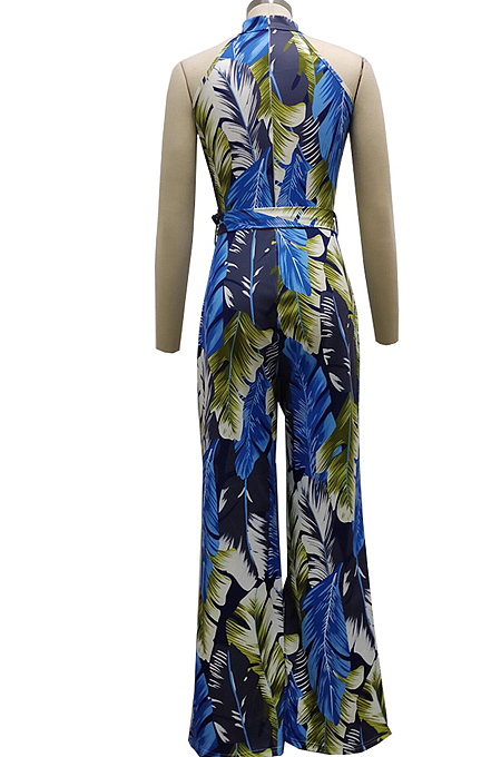 Fashion Sexy Digital Print Women Jumpsuits SMR10230