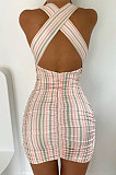 Sexy Deep V Neck Sleeveless Mini Dress FA7187