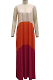 Fashion Casual Loose V Necl Have Pocket Sling Dress SMR10134