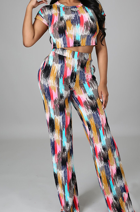 Fashion Sexy Digital Print Casul Sets SMR10280