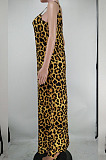 Sexy Tie Dye Colorful Print Sing Loose Dress X9305 