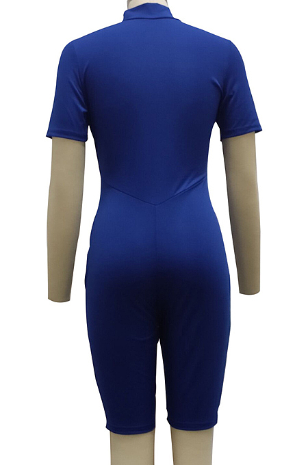 Fashion Casual Pure Color Sports Jumpsuits SMR10096